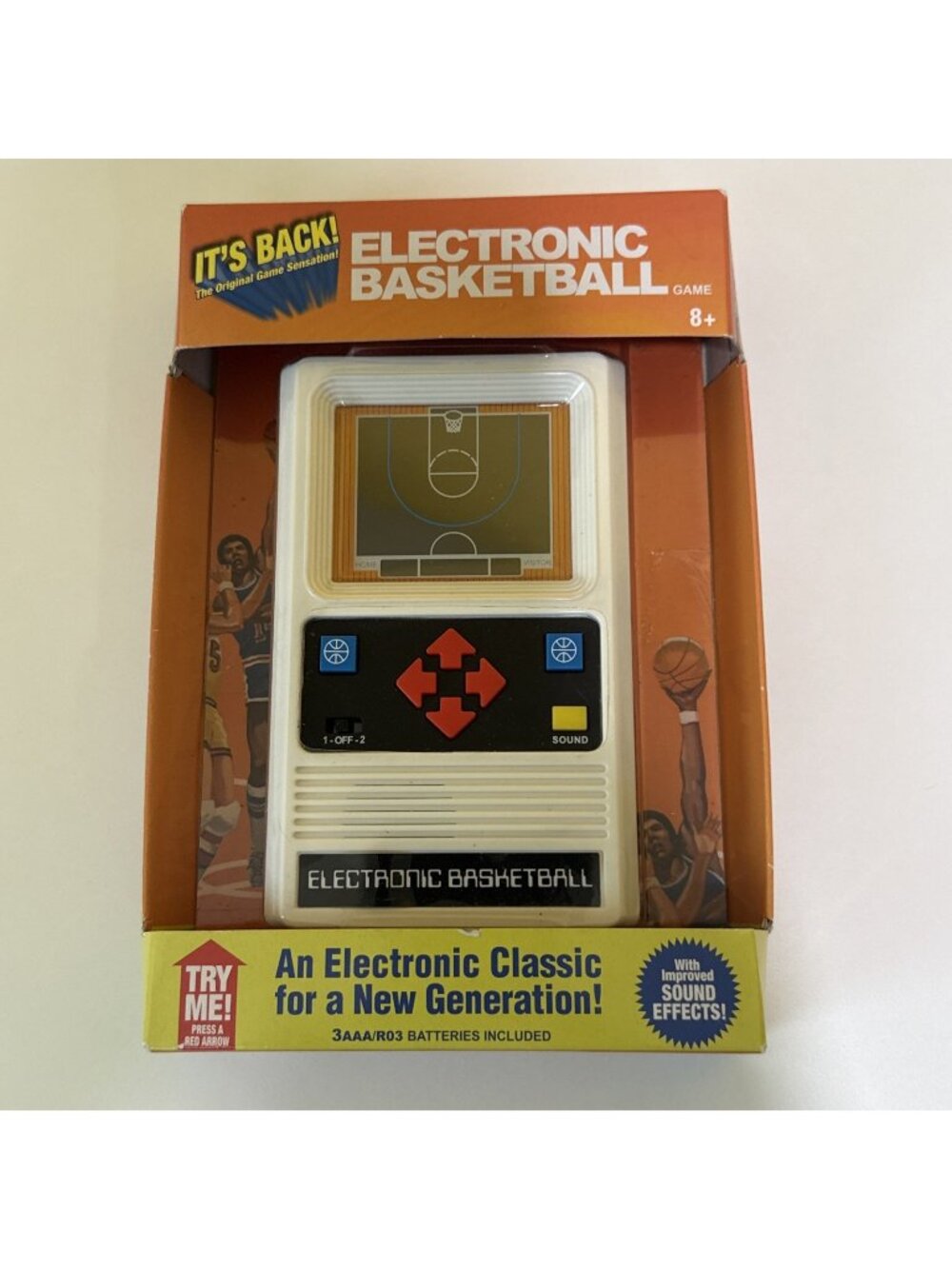 Mattel / Basic Fun Electronic Basketball Game - 2016 - New Sealed
